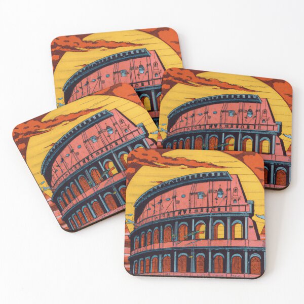 Item preview,  The Colosseum at Sunset | Ukiyo-e Japanese Print Painting designed and sold by ArtworkbyEmmy.