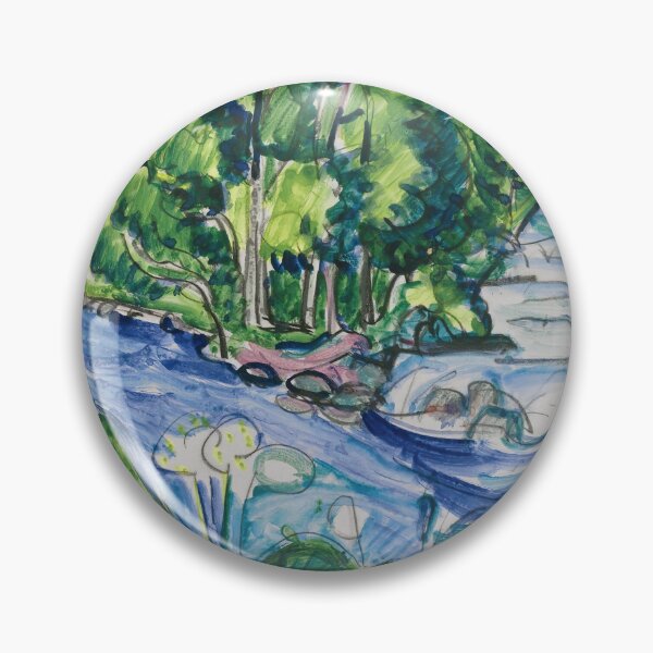 Item preview, Ernst Ludwig Kirchner   Wildboden Mit Kirchners Haus (Kirchner’s House In The Forest) (1925) designed and sold by TeeARTHY.