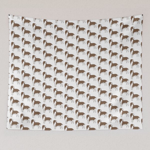 Item preview, Brown english springer spaniel dog illustration  designed and sold by Yarafantasyart.