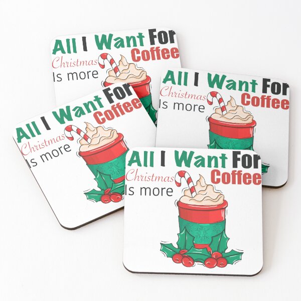 Item preview, All i want for christmas is more coffee designed and sold by saramostafaart.