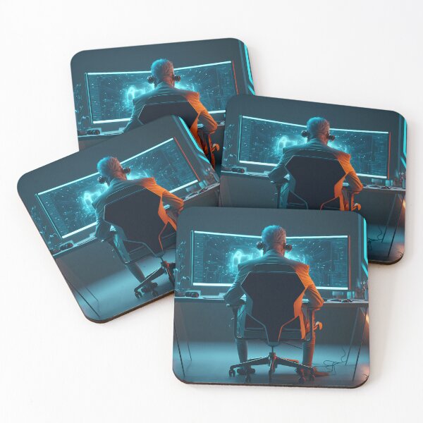 Item preview, Futuristic cyberpunk office designed and sold by vladology.