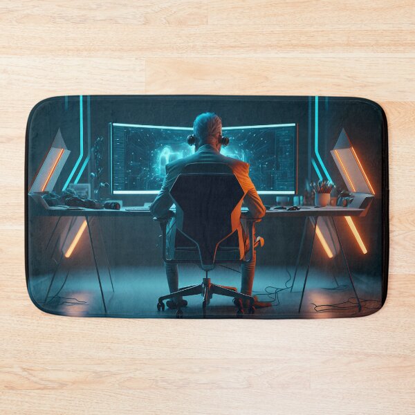 Item preview, Futuristic cyberpunk office designed and sold by vladology.