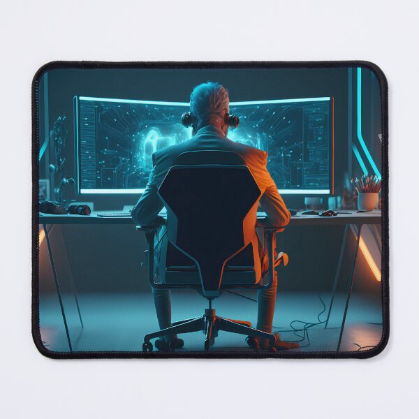 Item preview, Futuristic cyberpunk office designed and sold by vladology.