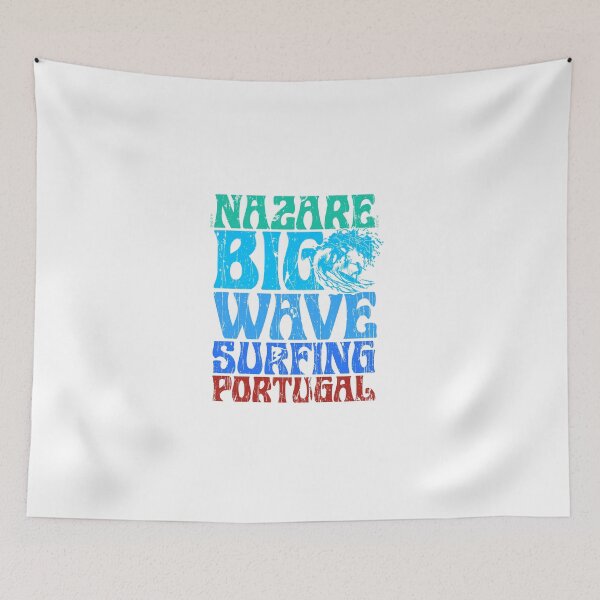 Item preview, Copy of Nazare Big Wave Surfing Portugal Vintage Monster Waves Design designed and sold by ZETTIF ⭐⭐⭐⭐⭐.