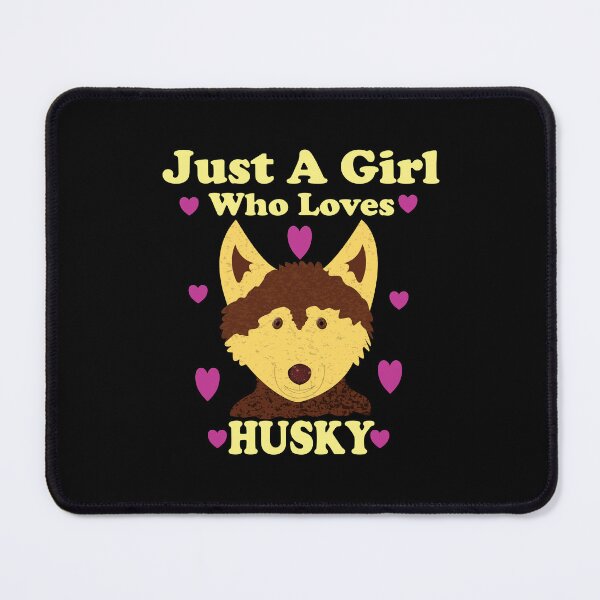 Item preview, Just A Girl Who Loves Husky designed and sold by ELBERSAID.