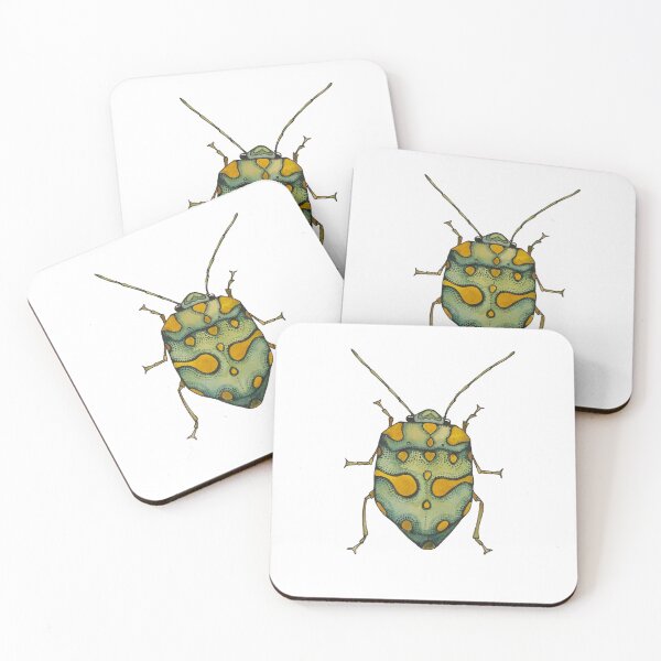 Item preview, Orange Green Beetle designed and sold by MarieEclair.