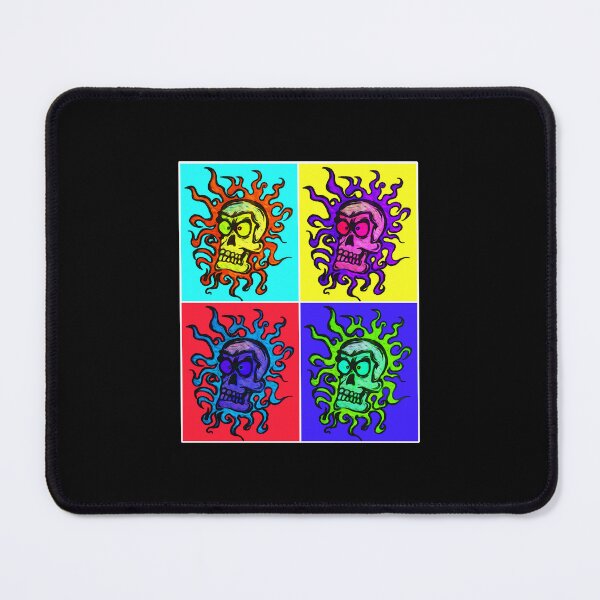 Item preview, Flaming Skull Multi Coloured Unique Design Digital Art designed and sold by Gogmagosh.