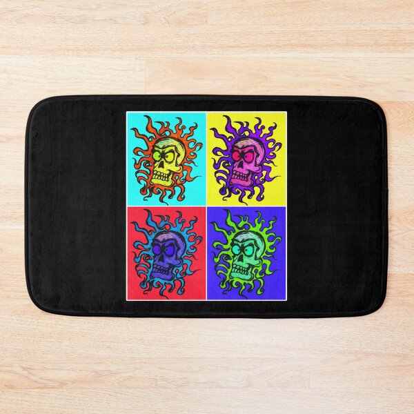 Item preview, Flaming Skull Multi Coloured Unique Design Digital Art designed and sold by Gogmagosh.