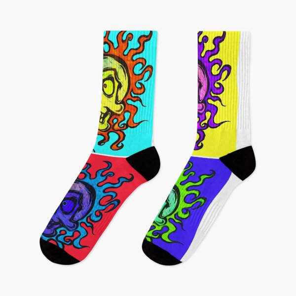 Item preview, Flaming Skull Multi Coloured Unique Design Digital Art designed and sold by Gogmagosh.