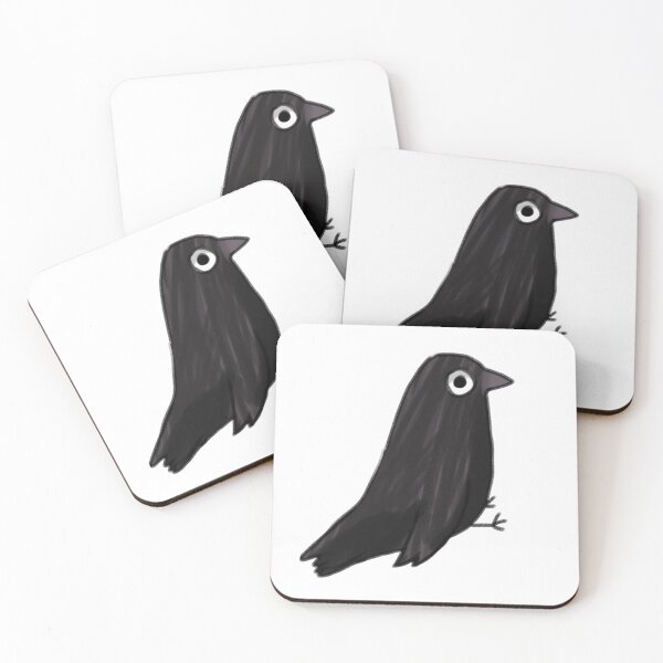 Item preview, Sitting crow illustration  designed and sold by Mayarart.