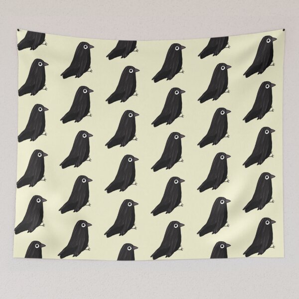 Item preview, Sitting crow illustration  designed and sold by Mayarart.