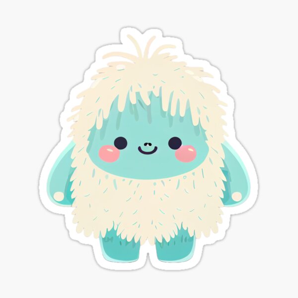 Chibi Kawaii Yeti - Cute Monsters - Magnet