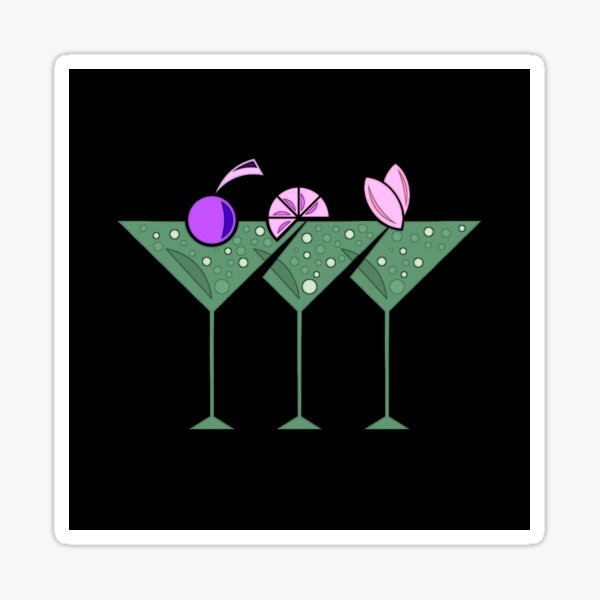 Mocktail Stickers for Sale | Redbubble