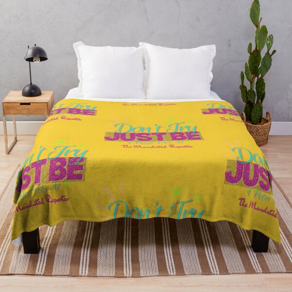 Item preview, Don't Try Just Be 1 Peter 1:15-17 - Dark Yellow designed and sold by TheReporter1.