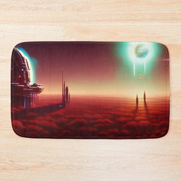 Item preview, Sci-fi Retro space station No.3 designed and sold by angelisart.