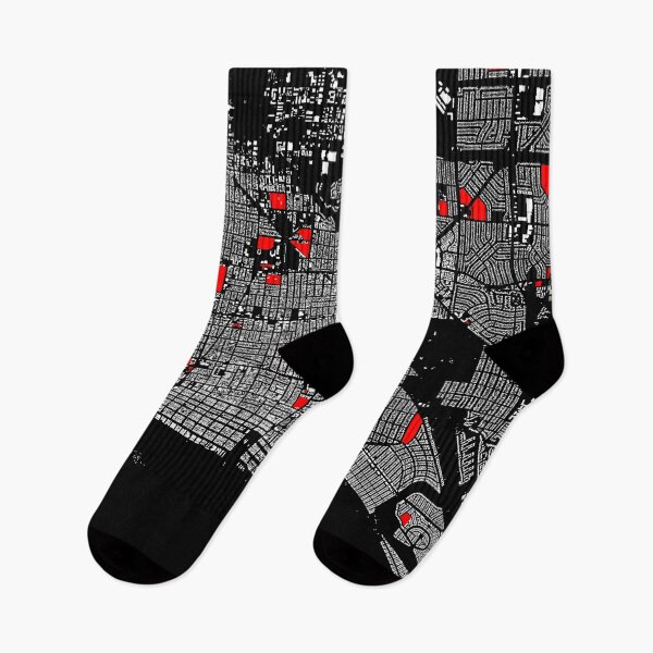 Item preview, Map of Los Angeles, USA,  with its schools in color designed and sold by jean-nicolas.