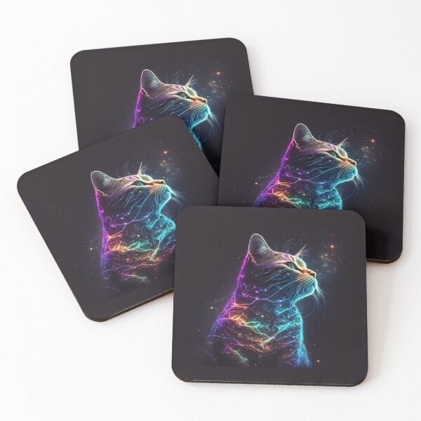 Item preview, Neon Cat In Space designed and sold by Charkasi.