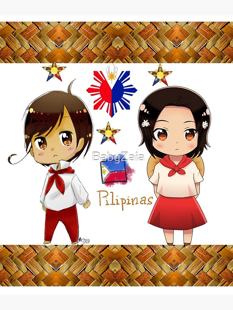 filipiniana costume drawing