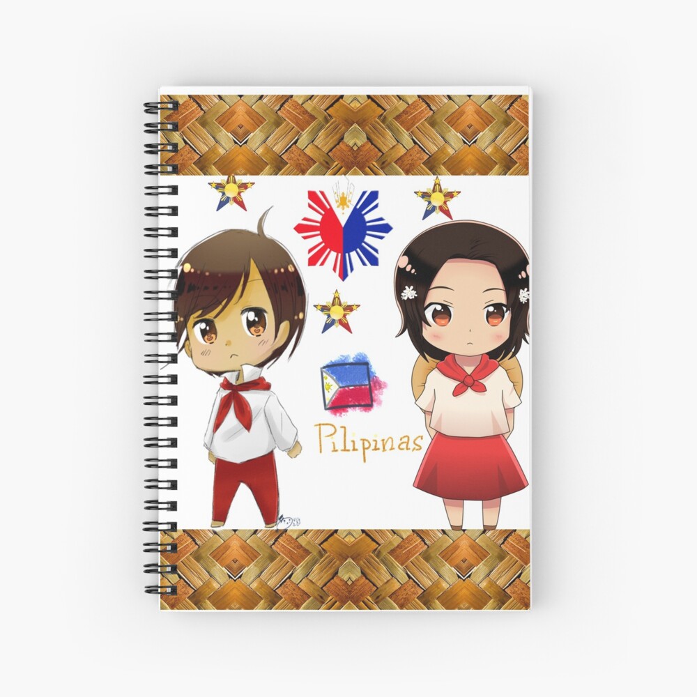 "Filipino Traditional Costume" Spiral Notebook for Sale by BabyZaia