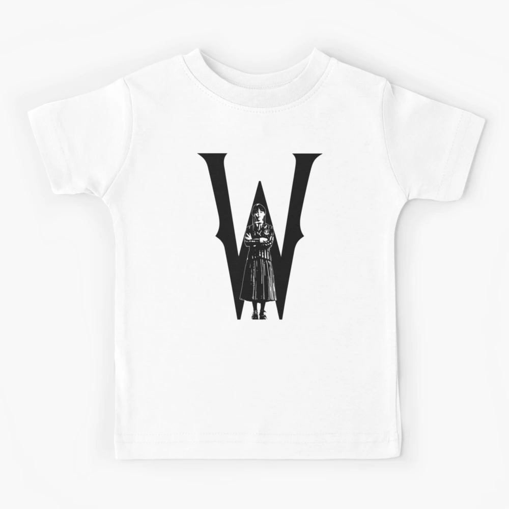 Wednesday Addams Netflix Typographic Logo Unisex T-shirt - Teeruto