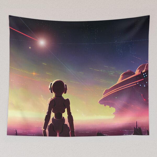 Item preview, Sci-fi Retro 1950's style planet No.4 designed and sold by angelisart.