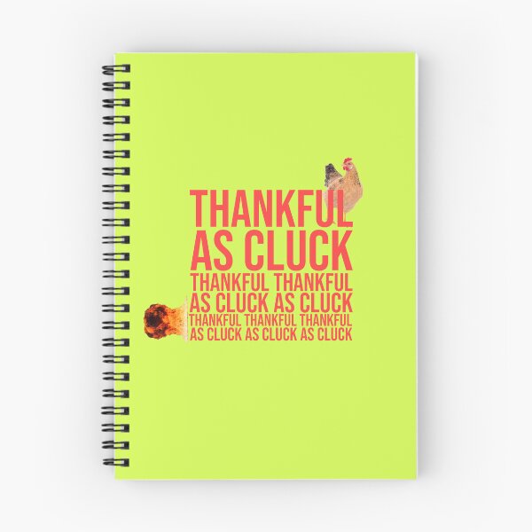 Item preview, cock-a-doodle-doo Thankful As Cluck text designed and sold by Nuttha49POD.