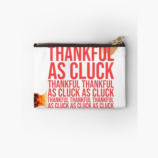 Item preview, cock-a-doodle-doo Thankful As Cluck text designed and sold by Nuttha49POD.