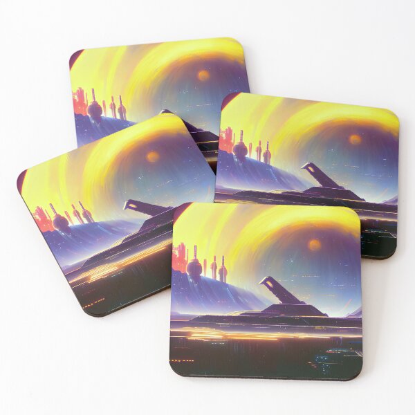 Item preview, Sci-fi Retro 1950's style planet No.5 designed and sold by angelisart.