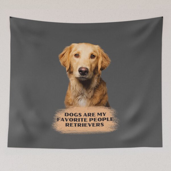 Item preview, Dogs are My favorite people retrievers designed and sold by Basma Store.