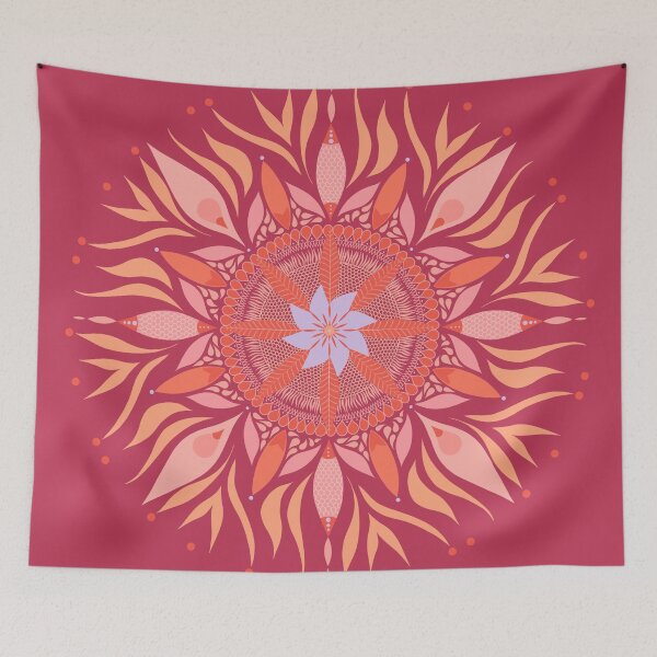 Item preview, Beach Mandala Seaweed Coral designed and sold by Anakathrin.