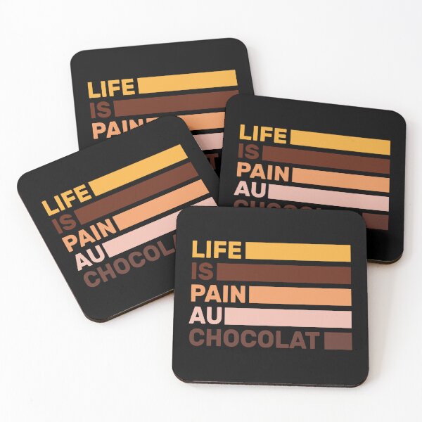 Item preview, Life Is Pain Au Chocolat designed and sold by AshzShop.
