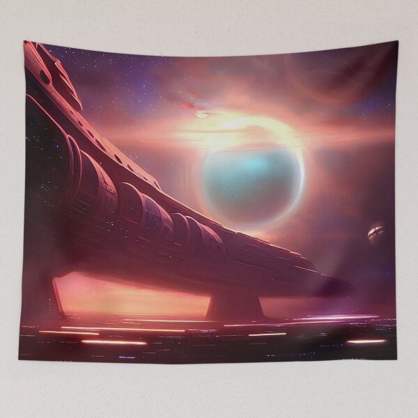 Item preview, Sci-fi Retro 1950's style planet No.6 designed and sold by angelisart.