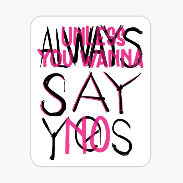 Yes or No Sticker