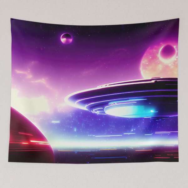 Item preview, Sci-fi Retro 1950's style planet No.7 designed and sold by angelisart.