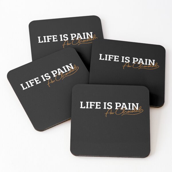 Item preview, Life Is Pain Au Chocolat designed and sold by AshzShop.