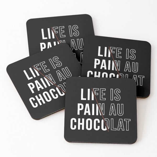 Item preview, Life Is Pain Au Chocolat designed and sold by AshzShop.