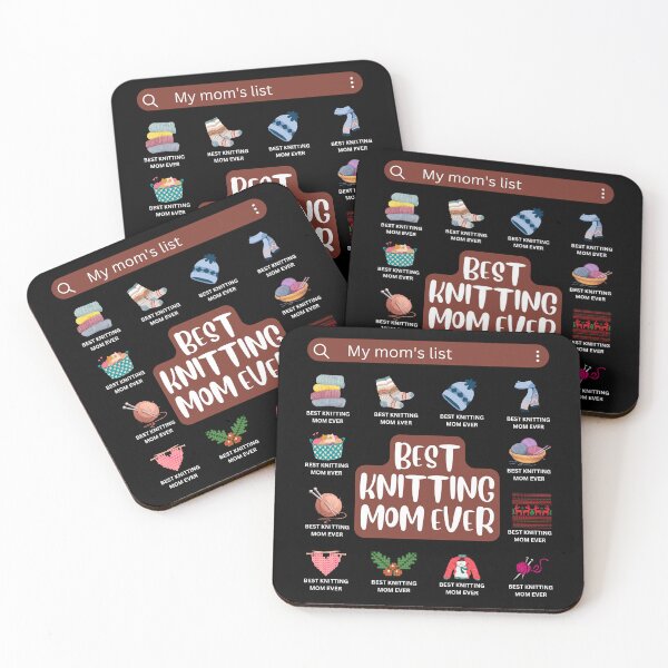 Item preview, Best knitting mom ever-my mom's list designed and sold by Designsplendor.