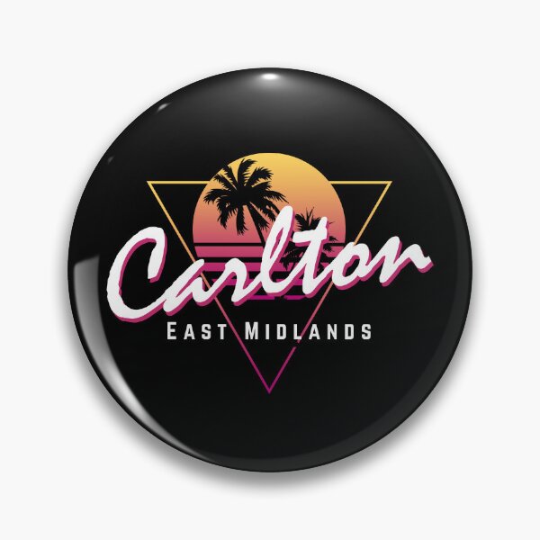 Item preview, Funny 80s Retro Sunset 'Carlton' East Midlands designed and sold by dinosareforever.