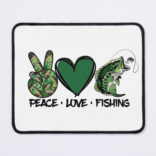 Item preview, Peace Love Fishing  designed and sold by FortuneCookieTs.
