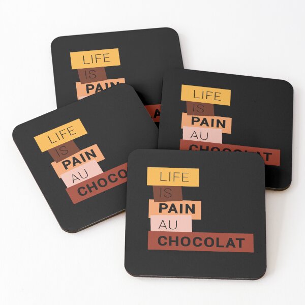 Item preview, Life Is Pain Au Chocolat designed and sold by AshzShop.
