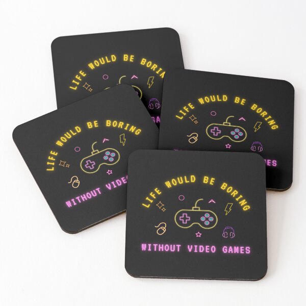 Item preview, Life Would Be Boring Without Video Games game controller cute designed and sold by EsraaBaniOdeh.