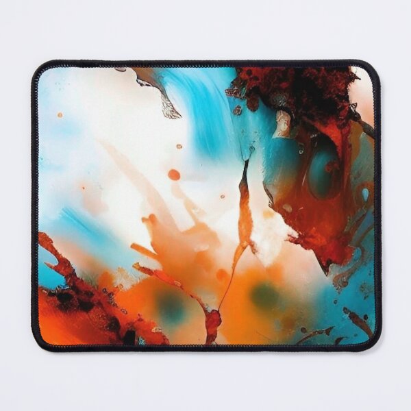 Item preview, Rusty Colored Abstract Watercolor Paint Splatter designed and sold by CattlettArt.