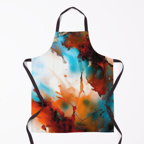 Item preview, Rusty Colored Abstract Watercolor Paint Splatter designed and sold by CattlettArt.