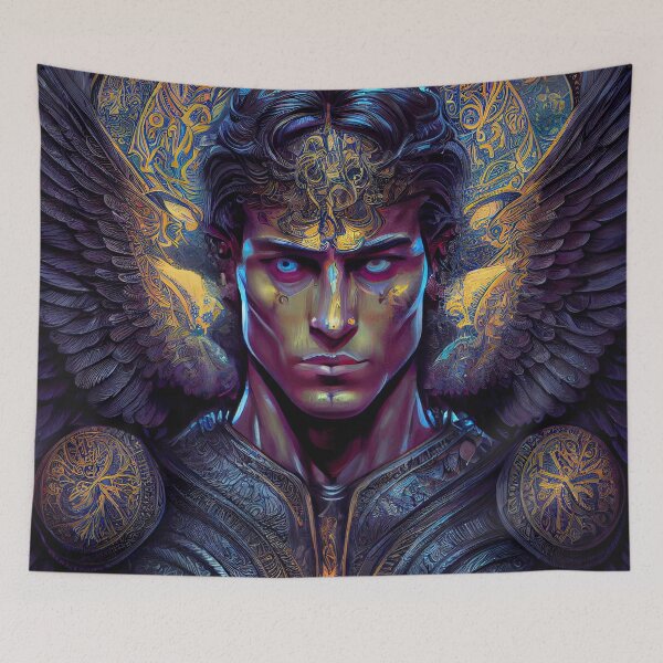 Item preview, Archangel Raziel Illustration (Variation) designed and sold by OccultDreams.