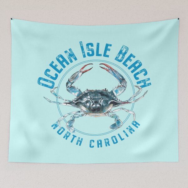 Item preview, Ocean Isle Beach North Carolina Blue Crab Design designed and sold by Futurebeachbum.