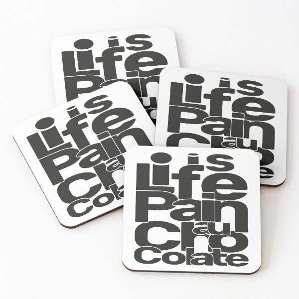 Item preview, Life Is Pain Au Chocolat designed and sold by AshzShop.