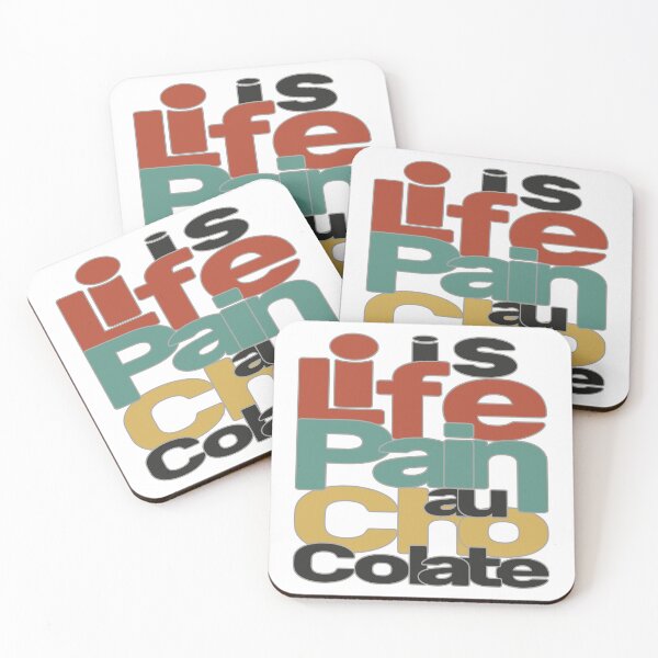 Item preview, Life Is Pain Au Chocolat designed and sold by AshzShop.