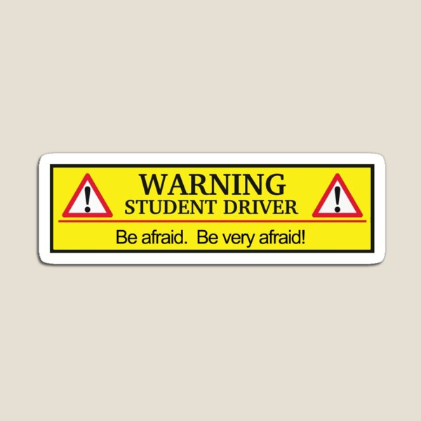 Item preview, Warning Student Driver designed and sold by RockCreek.