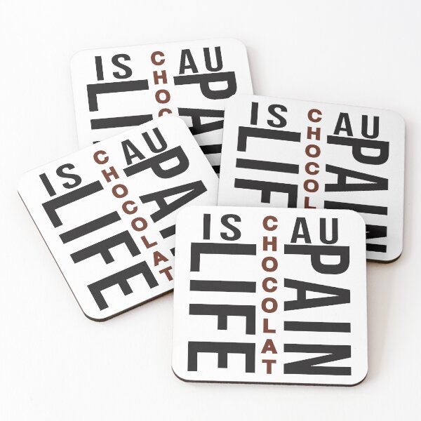 Item preview, Life Is Pain Au Chocolat designed and sold by AshzShop.