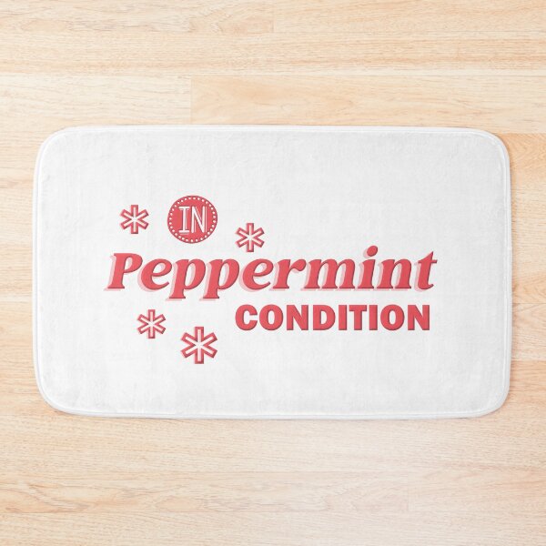Item preview, In Peppermint Condition | In Mint Condition | Red Fun Phrase Typography designed and sold by Cawaiico.